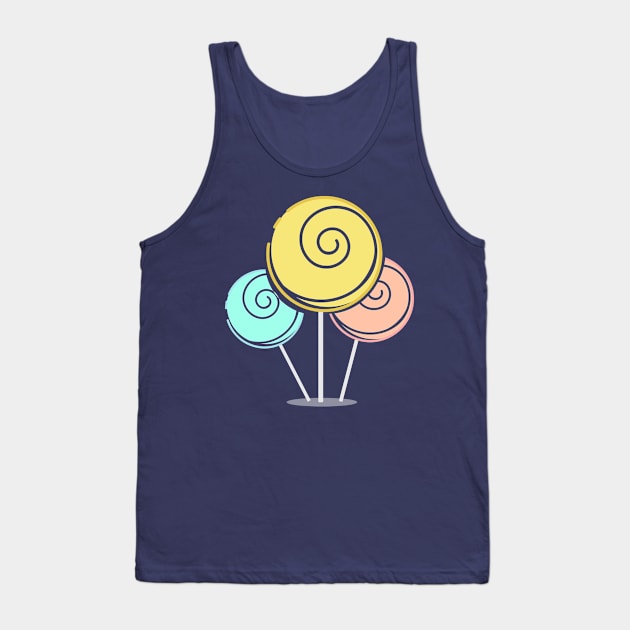 lolipop cute toon 3 colors Tank Top by dodolanlaku